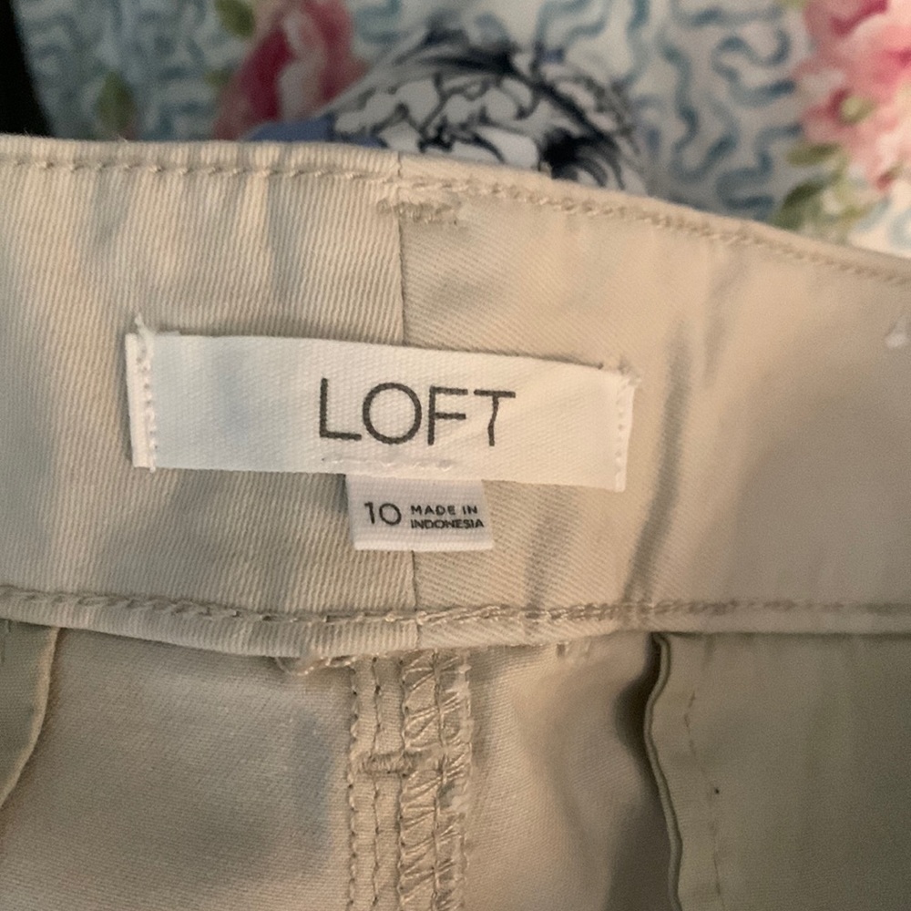 Loft size 10 The Perfect Straight khaki